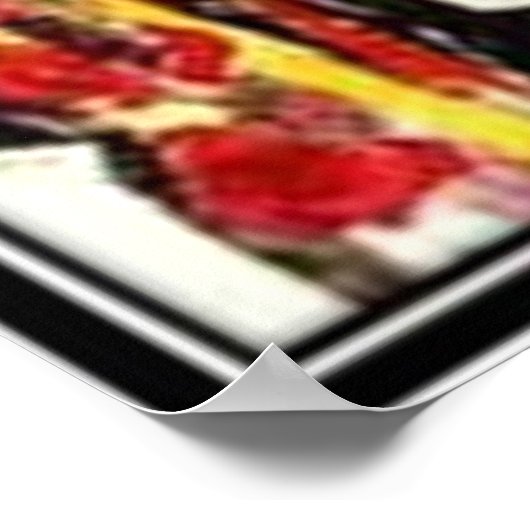 米国フロリダ州ヴィンテージマイアミ – ポスター (角)