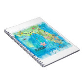 米国フロリダ州ヴィンテージマップ ノートブック (右側)