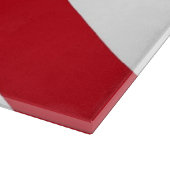 米国フロリダ州旗を持つガラス製板 カッティングボード (角)