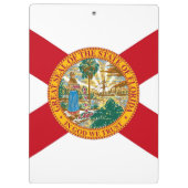 米国フロリダ州旗を持つ愛国的なクリップボード クリップボード (裏面)