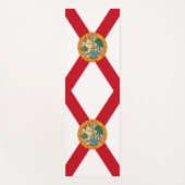 米国フロリダ州旗を持つ愛国的なヨガマット ヨガマット (正面)