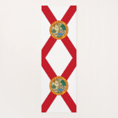 米国フロリダ州旗を持つ愛国的なヨガマット ヨガマット (裏面)