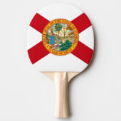 米国フロリダ州旗卓球ラケット 卓球ラケット (正面)