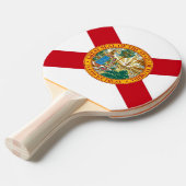 米国フロリダ州旗卓球ラケット 卓球ラケット (正面アングル)