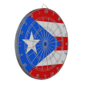 米国プエルトリコ国旗を掲げたダーツボード ダーツボード (正面左)