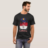 米国プライドフラメブラミンゴ Tシャツ (正面フル)