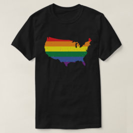 米国プライド国旗 Tシャツ