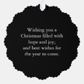 米国プライド州旗7月4日 オーナメントカード (裏面)