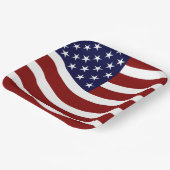 米国プライド9インチスクエア紙プレート – フラグマークデザイン ペーパープレート (傾斜あり)