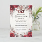 米国プロムファンシーマスクおもしろい仮装ボールキンセアニェラ 招待状 (スタンド正面)