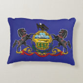 米国ペンシルバニア州国旗 アクセントクッション (裏面)