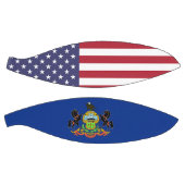 米国ペンシルバニア州旗を持つフルサイズバスケットボール バスケットボール (パネル)