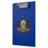 米国ペンシルバニア州旗を持つ愛国的なクリップボード クリップボード (左)