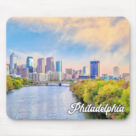 米国ペンシルバニア州，フィラデルフィア マウスパッド (正面)