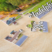 米国ペンシルバニア州,歴史的フィラデルフィア ジグソーパズル (側面)