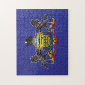 米国ペンシルベニア州旗 ジグソーパズル (縦)