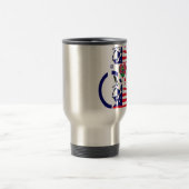 米国ホープ美しいアメージング国旗のデザインAr トラベルマグ (中央)