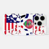 米国ホープ美しいアメージング国旗のデザインAr Case-Mate iPhoneケース (裏面 (横))