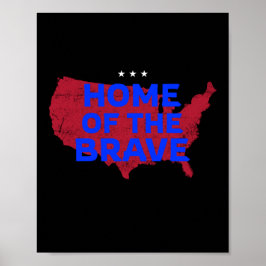 米国ホームオブザブレイブ ポスター