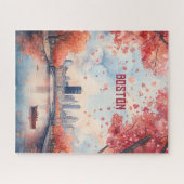 米国ボストンへの旅行 ジグソーパズル (横)