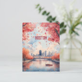 米国ボストンへの旅行 ポストカード (スタンド正面)