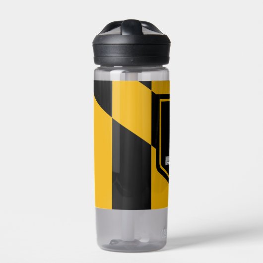 米国ボルチモア市旗を持つウォーターボトル ウォーターボトル (正面)