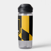 米国ボルチモア市旗を持つウォーターボトル ウォーターボトル (背面)