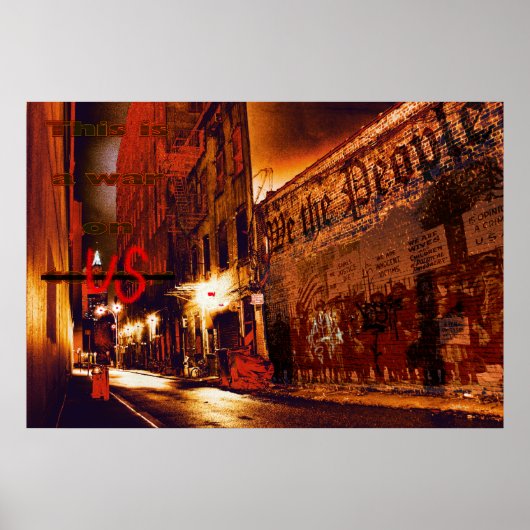 米国ポスター戦争 ポスター (正面)