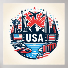 米国ポスター ポスター