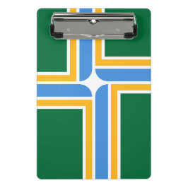 米国ポートランド州旗を持つミニクリップボード ミニクリップボード