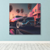 米国マイアミフロリダ キャンバスプリント (インサイチュ (ウッドフロア))