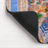米国マサチューセッツ州ボストン・スカイライン マウスパッド (コーナー)