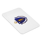 米国マサチューセッツ州旗 マグネット (右側)