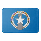 米国マリアナ諸島国旗を掲げた大型バスマット バスマット (正面)