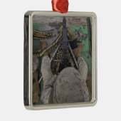 米国マリーン社はM2 50口径の機関銃を発射 メタルオーナメント (右)