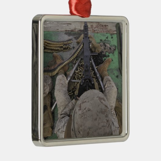 米国マリーン社はM2 50口径の機関銃を発射 メタルオーナメント (右)