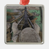 米国マリーン社はM2 50口径の機関銃を発射 メタルオーナメント (正面)