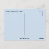 米国ミシガン州マーレットトレインデポ ポストカード (裏面)