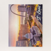 米国ミズーリ州セントルイス、Gateway Arch ジグソーパズル (縦)