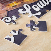 米国ミズーリ州セントルイス、Gateway Arch ジグソーパズル (側面)