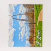 米国ミズーリ州セントルイス、Gateway Arch ジグソーパズル (縦)