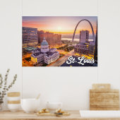 米国ミズーリ州セントルイス、Gateway Arch ポスター (キッチン)