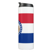 米国ミズーリ州旗を持つサーマルタンブラー タンブラー (回転右)