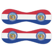 米国ミズーリ州旗を持つ愛国的なソフトボール ソフトボール (パネル)