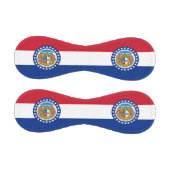 米国ミズーリ州旗を持つ愛国野球 野球ボール (パネル)