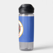 米国ミネソタ州旗を持つウォーターボトル ウォーターボトル (背面)