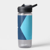 米国ミネソタ州旗を持つウォーターボトル ウォーターボトル (左面)