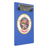 米国ミネソタ州旗を持つミニクリップボード ミニクリップボード (アングル)