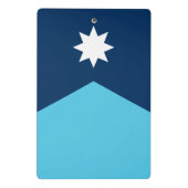 米国ミネソタ州旗を持つミニクリップボード ミニクリップボード (裏面)