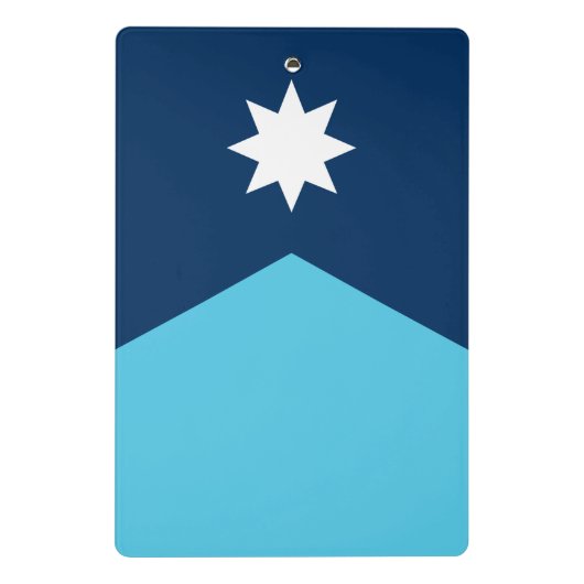 米国ミネソタ州旗を持つミニクリップボード ミニクリップボード (裏面)